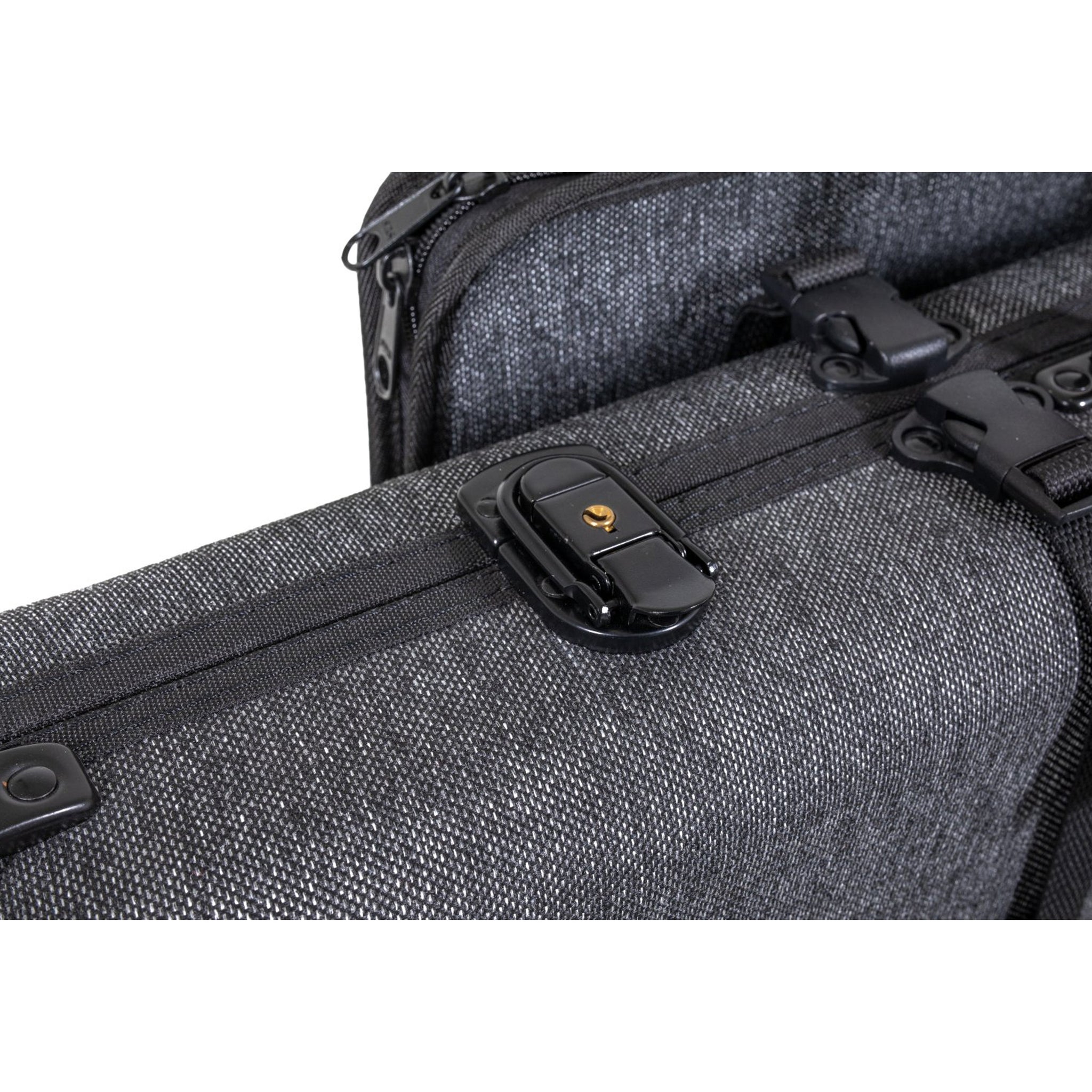 GEWA Violin Case, Bio-S, Oblong, 4/4, Grey/Black, Music Pocket & Subway Handle