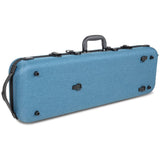 GEWA Violin Case, Bio-A, Oblong, 4/4-1/2, Blue, Music Pocket & Adjustable Neck