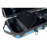 GEWA Violin Case, Bio-A, Oblong, 4/4-1/2, Blue, Music Pocket & Adjustable Neck