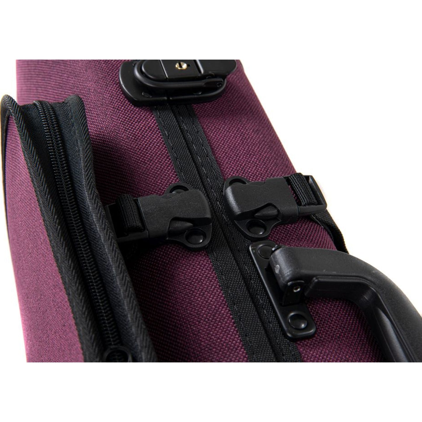 GEWA Violin Case, Bio-A, Oblong, 4/4-1/2, Violet, Pocket & Adjustable Neck Pad
