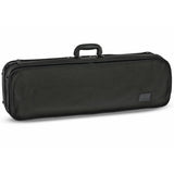 GEWA Violin Case, Atlanta, Oblong, 4/4, Black/Diamond-Pattern Blue