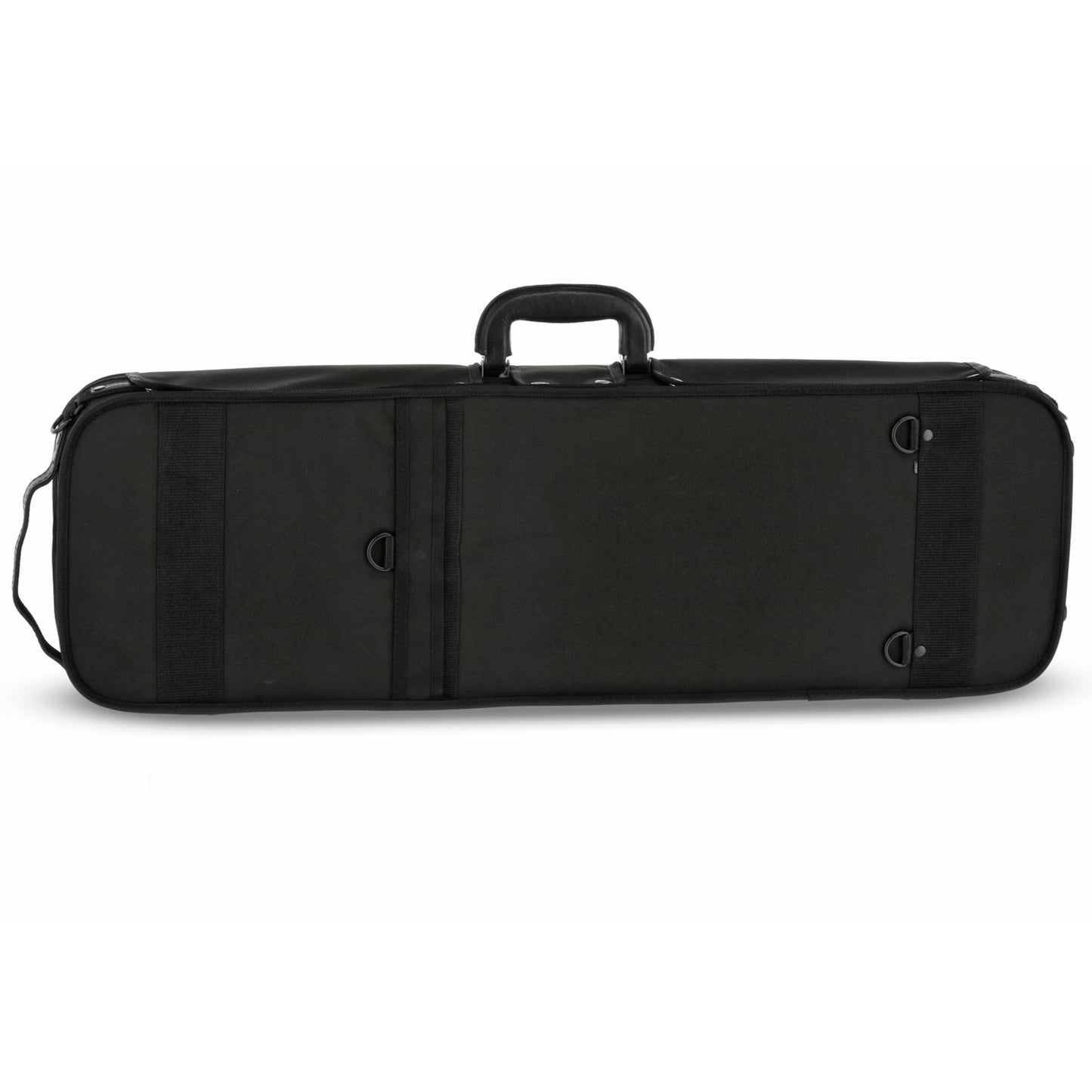 GEWA Violin Case, Atlanta, Oblong, 4/4, Black/Diamond-Pattern Blue