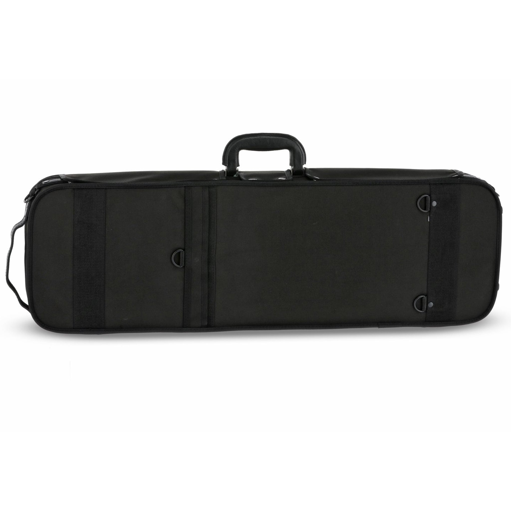 GEWA Violin Case, Atlanta, Oblong, 4/4, Black/Diamond-Pattern Blue