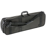 GEWA Violin Case, Atlanta, Oblong, 4/4, Black/Diamond-Pattern Blue