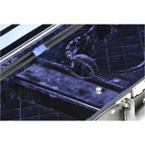 GEWA Violin Case, Atlanta, Oblong, 4/4, Black/Diamond-Pattern Blue