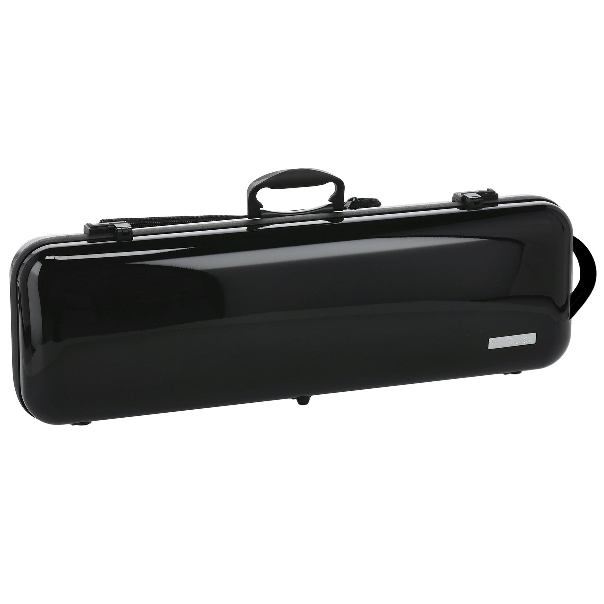 GEWA Violin Case, Air 2.1, Oblong, 4/4, Black/Black, High Gloss, w/Subway Handle