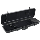 GEWA Violin Case, Air 2.1, Oblong, 4/4, Black/Black, High Gloss, w/Subway Handle