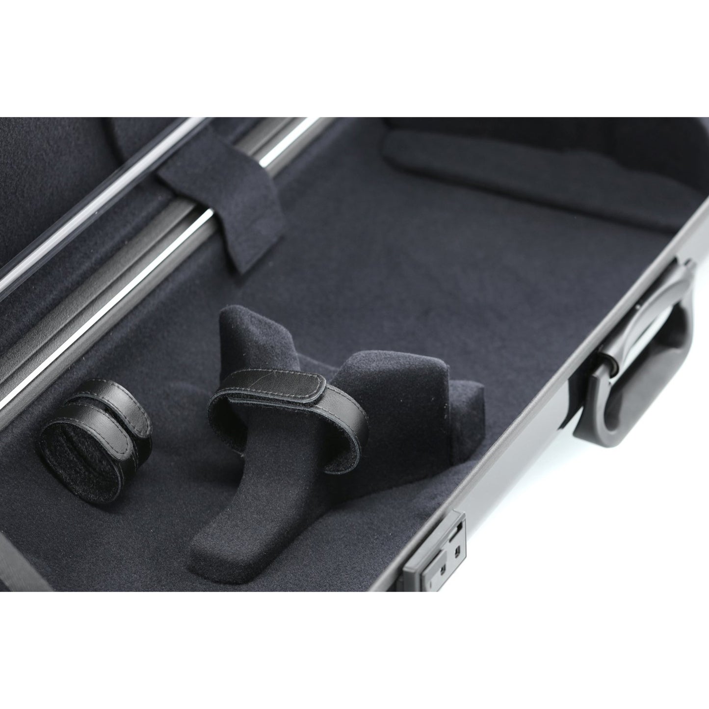 GEWA Violin Case, Air 2.1, Oblong, 4/4, Black/Black, High Gloss, w/Subway Handle