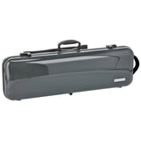 GEWA Violin Case, Air 2.1, Oblong, 4/4, Grey/Black, High Gloss, w/Subway Handle