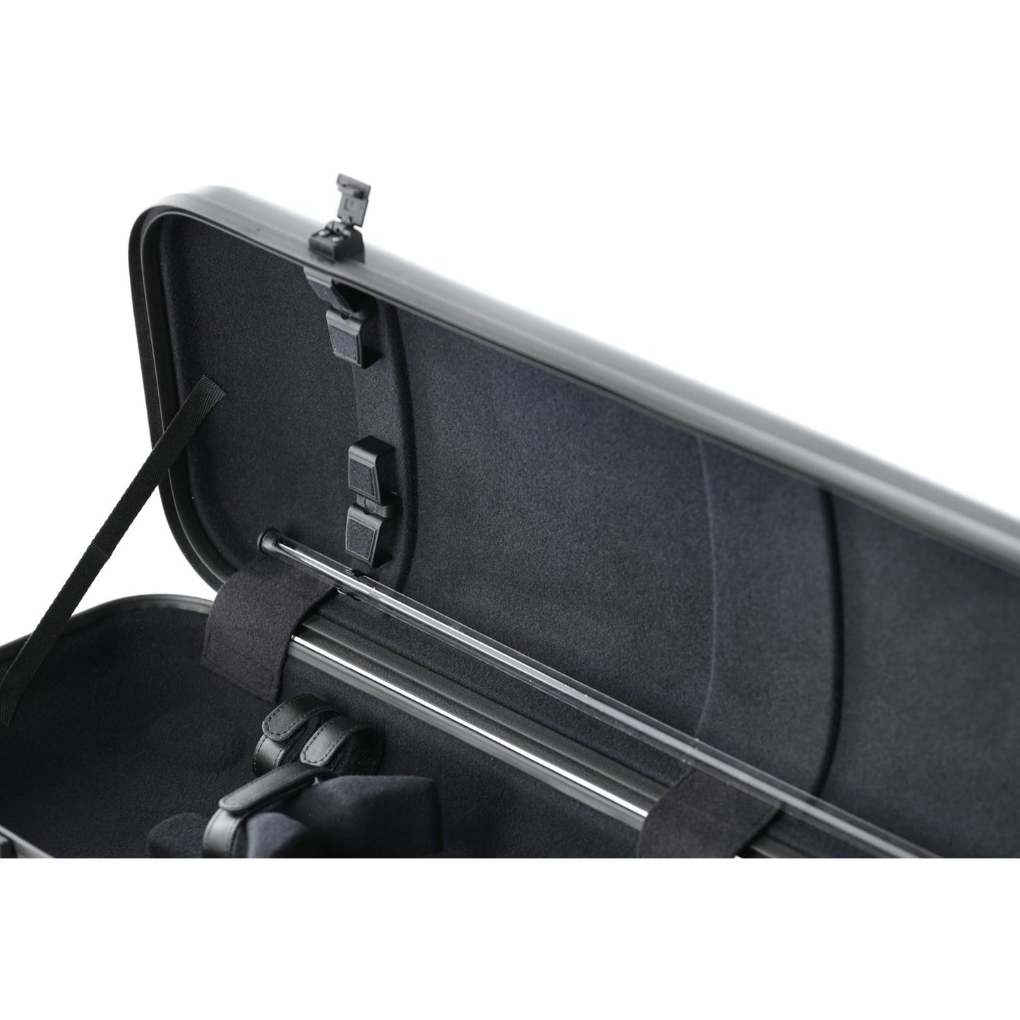 GEWA Violin Case, Air 2.1, Oblong, 4/4, Grey/Black, High Gloss, w/Subway Handle