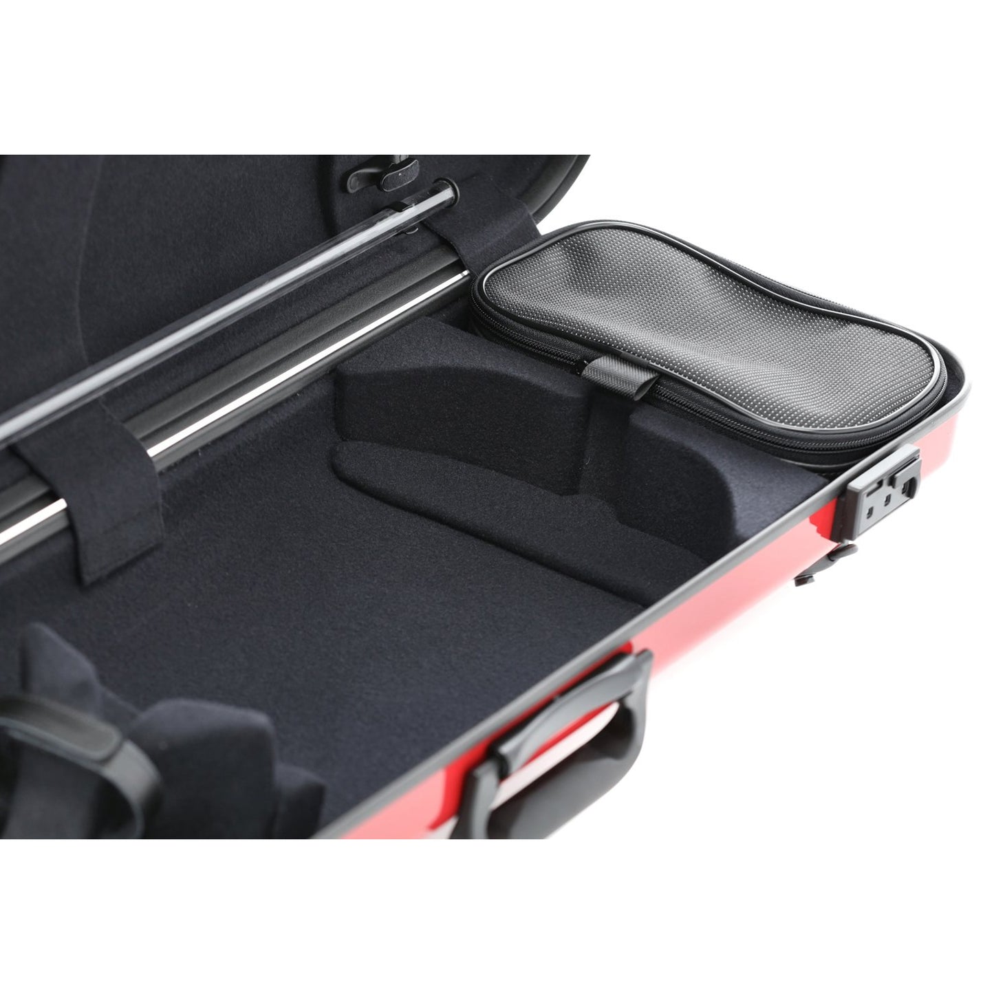 GEWA Violin Case, Air 2.1, Oblong, 4/4, Red/Black, High Gloss, w/Subway Handle