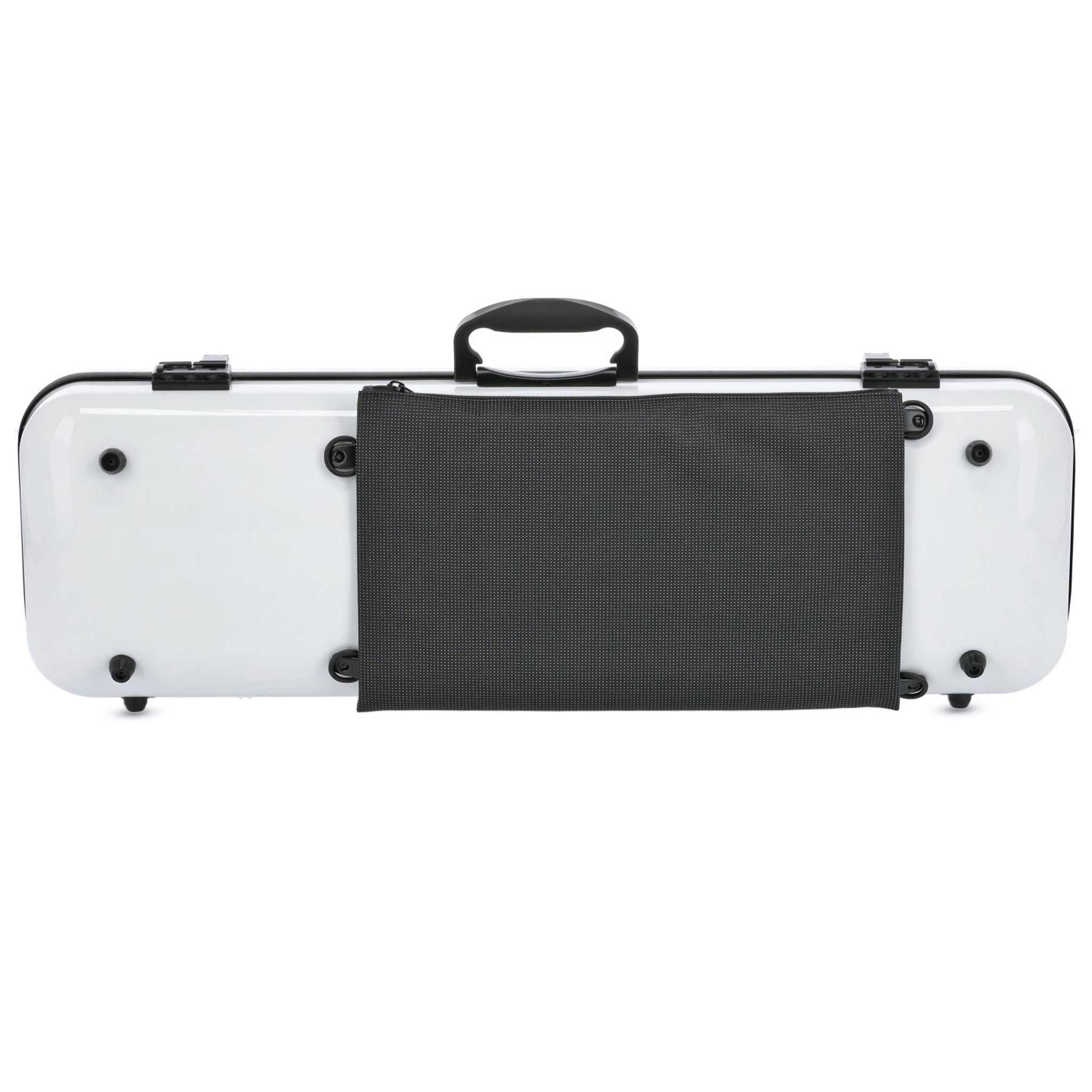 GEWA Violin Case, Air 2.1, Oblong, 4/4, White/Black, High Gloss, w/Subway Handle
