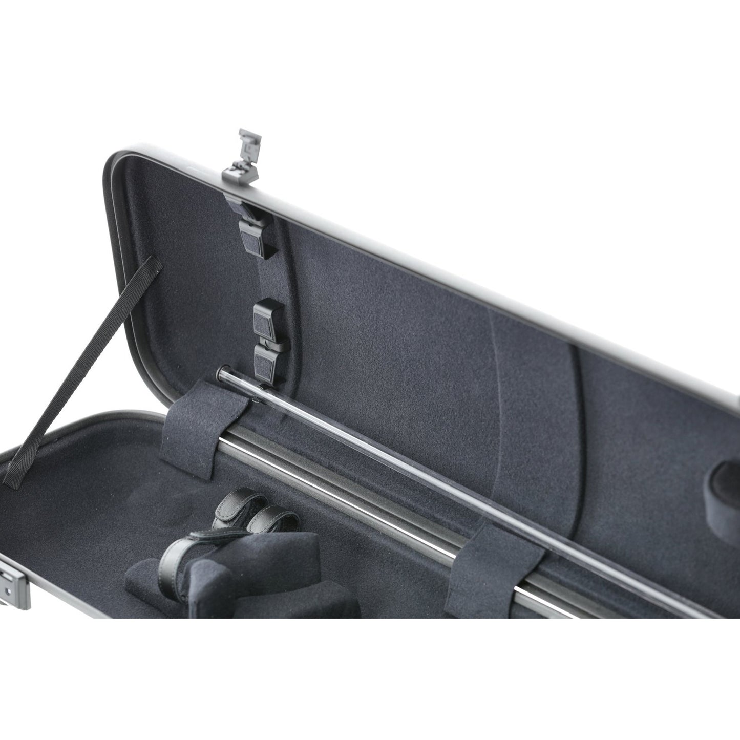 GEWA Violin Case, Air 2.1, Oblong, 4/4, White/Black, High Gloss, w/Subway Handle