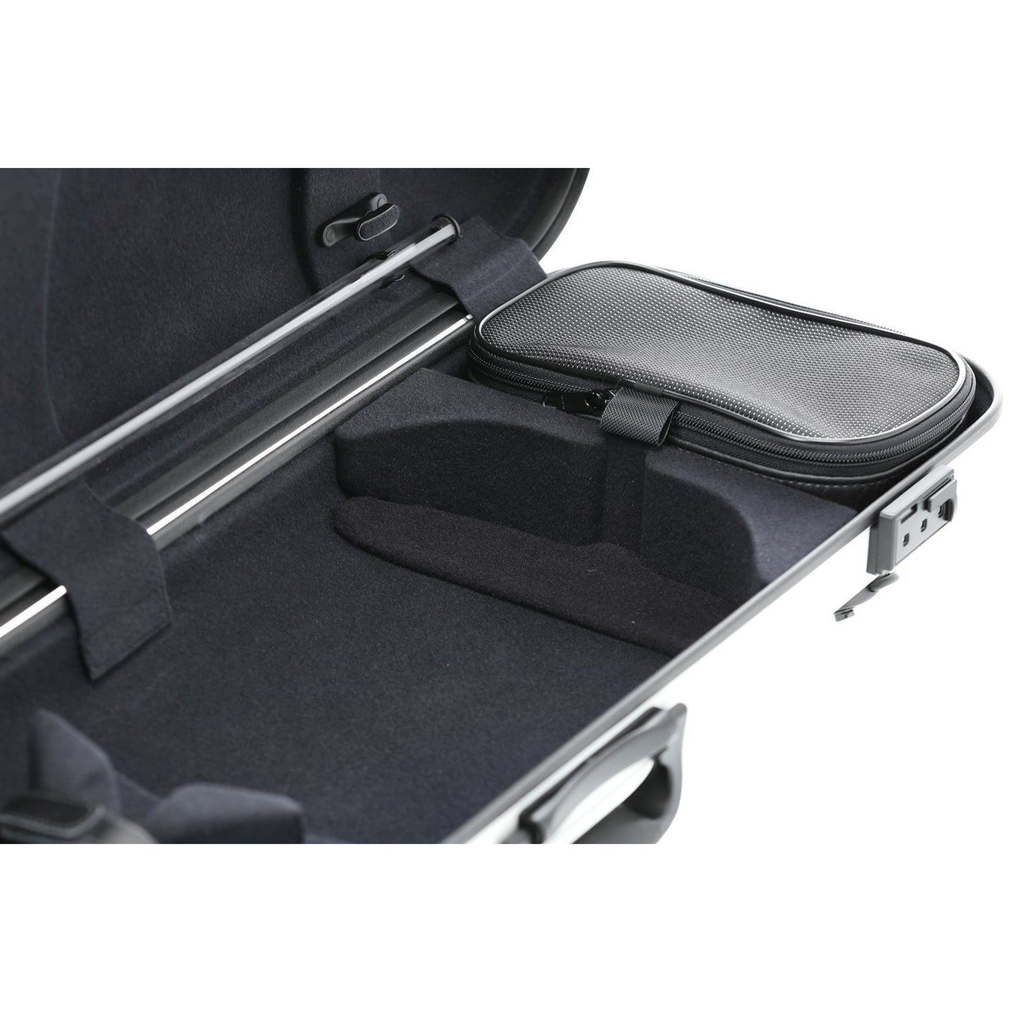 GEWA Violin Case, Air 2.1, Oblong, 4/4, White/Black, High Gloss, w/Subway Handle