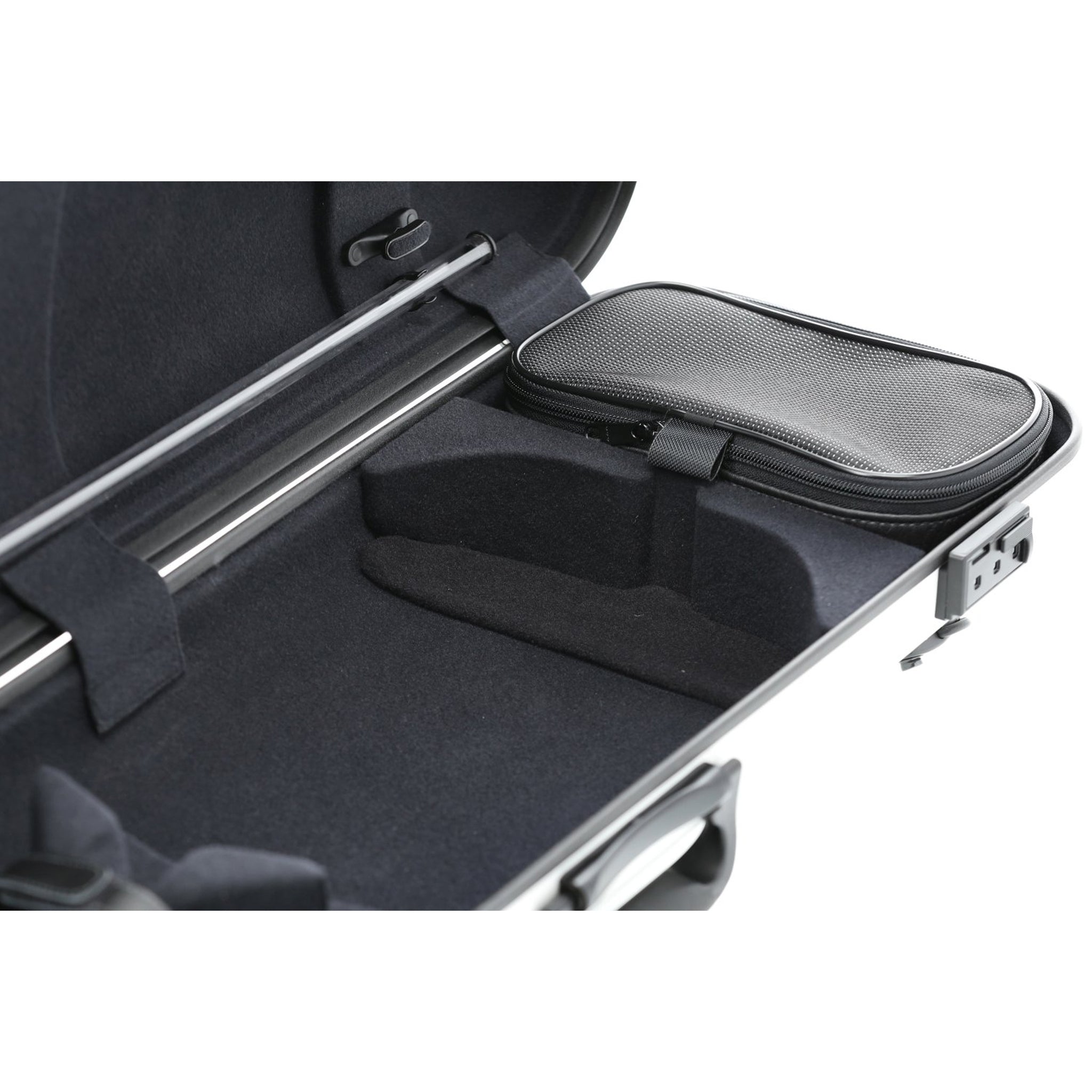 GEWA Violin Case, Air 2.1, Oblong, 4/4, White/Black, High Gloss, w/Subway Handle