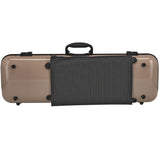GEWA Violin Case, Air 2.1, Oblong, 4/4, Beige/Black, High Gloss, w/Subway Handle