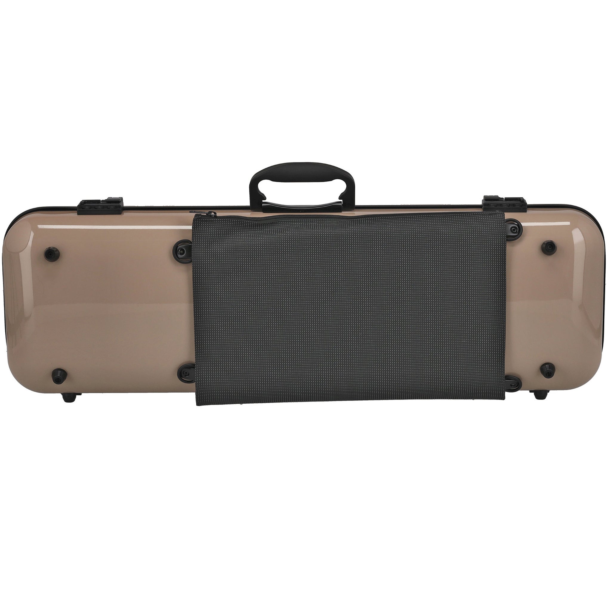 GEWA Violin Case, Air 2.1, Oblong, 4/4, Beige/Black, High Gloss, w/Subway Handle