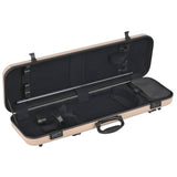 GEWA Violin Case, Air 2.1, Oblong, 4/4, Beige/Black, High Gloss, w/Subway Handle