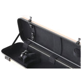 GEWA Violin Case, Air 2.1, Oblong, 4/4, Beige/Black, High Gloss, w/Subway Handle
