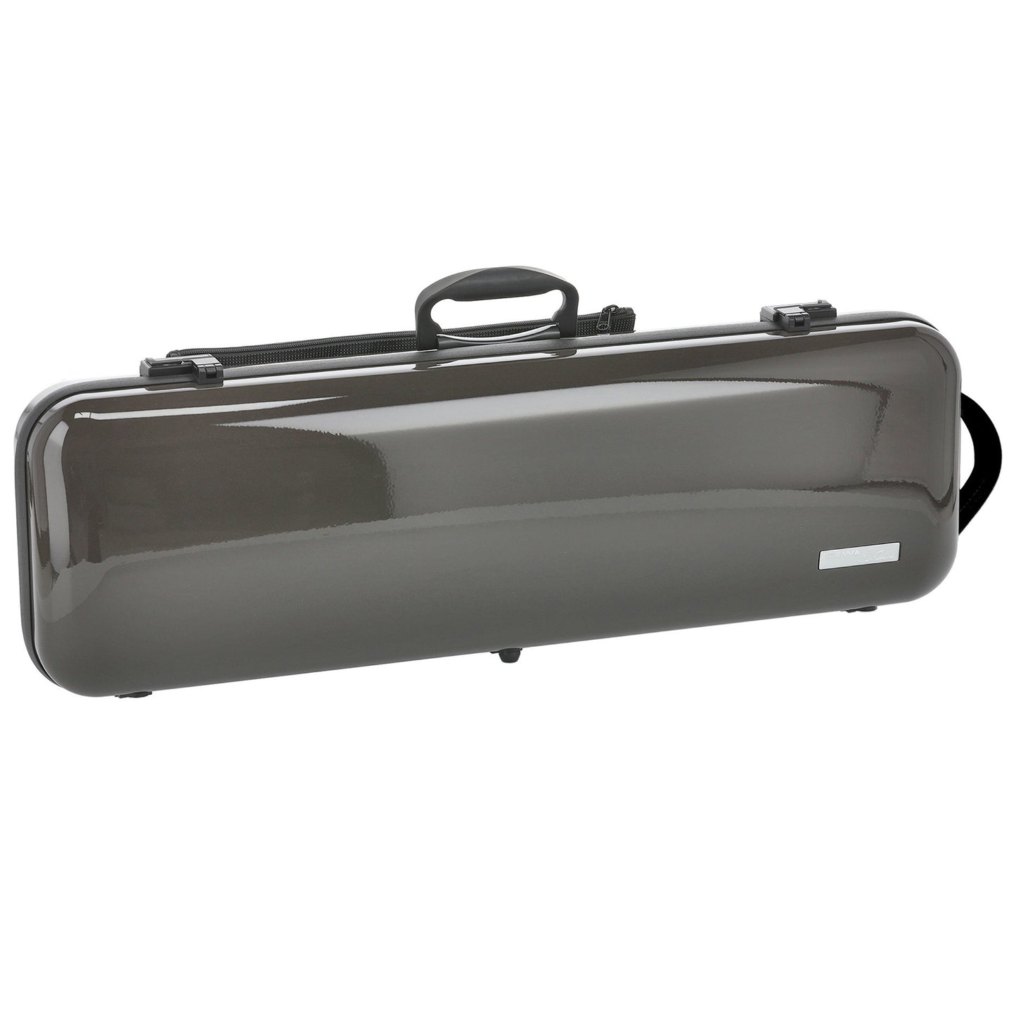 GEWA Violin Case, Air 2.1, Oblong, 4/4, Brown/Black, High Gloss, w/Subway Handle