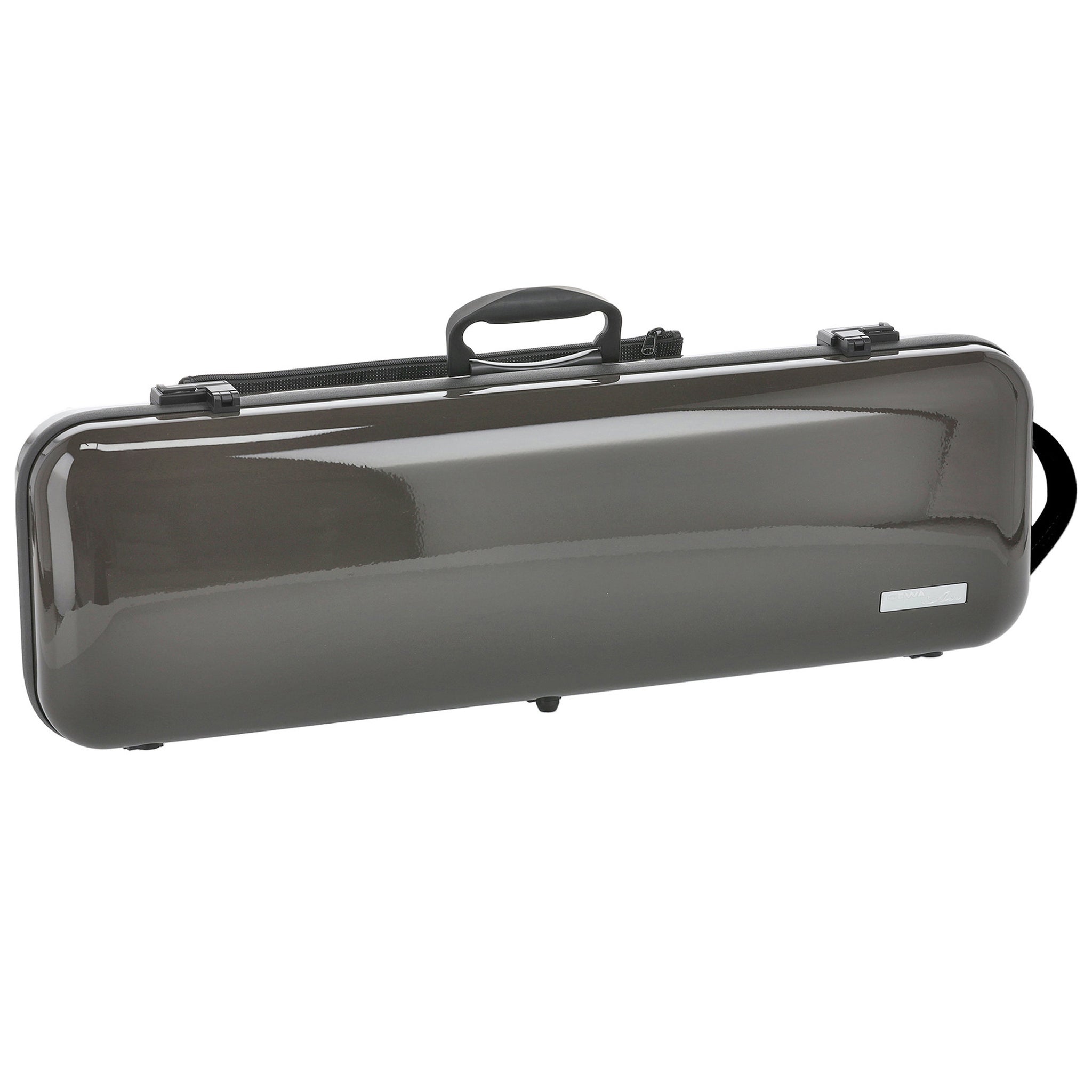 GEWA Violin Case, Air 2.1, Oblong, 4/4, Brown/Black, High Gloss, w/Subway Handle