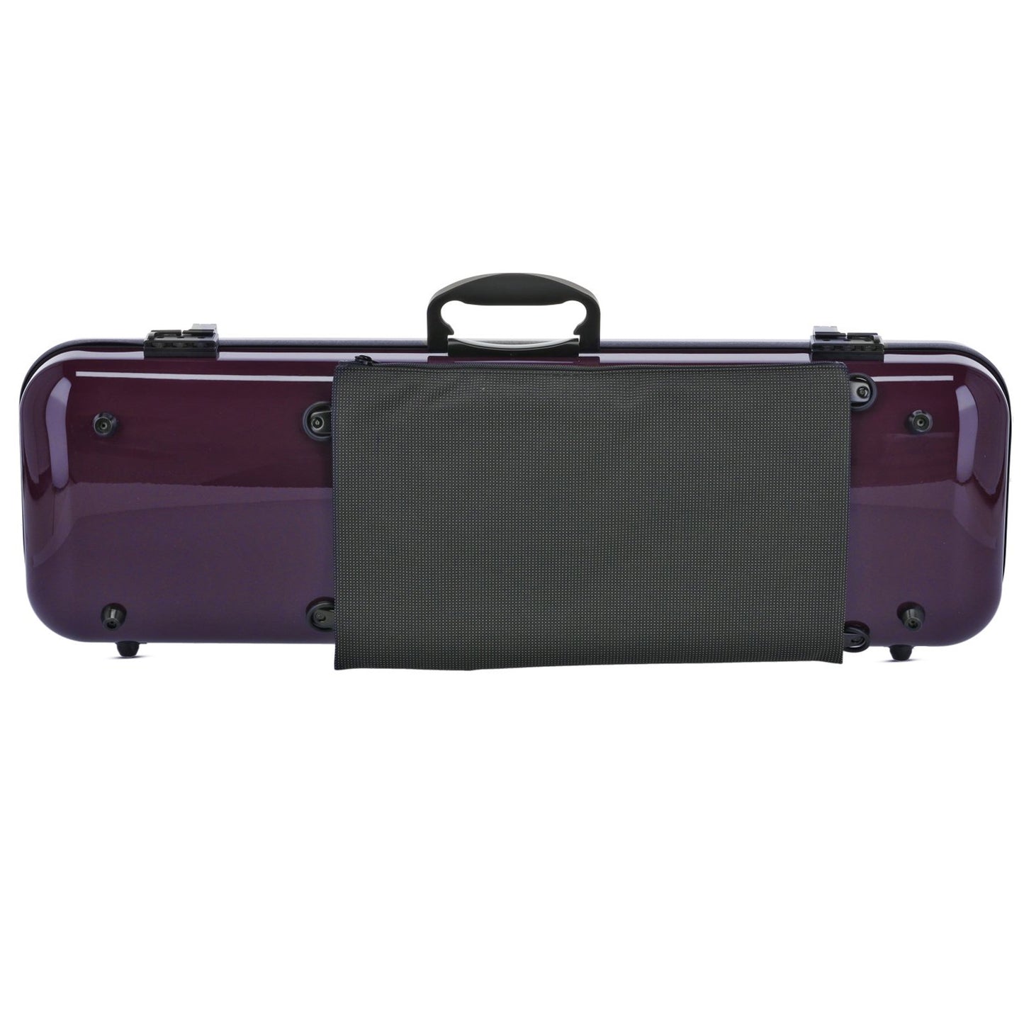 GEWA Violin Case, Air 2.1, Oblong, 4/4, Purple/Black, High Gloss w/Subway Handle
