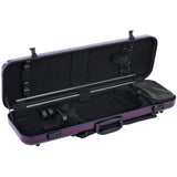 GEWA Violin Case, Air 2.1, Oblong, 4/4, Purple/Black, High Gloss w/Subway Handle