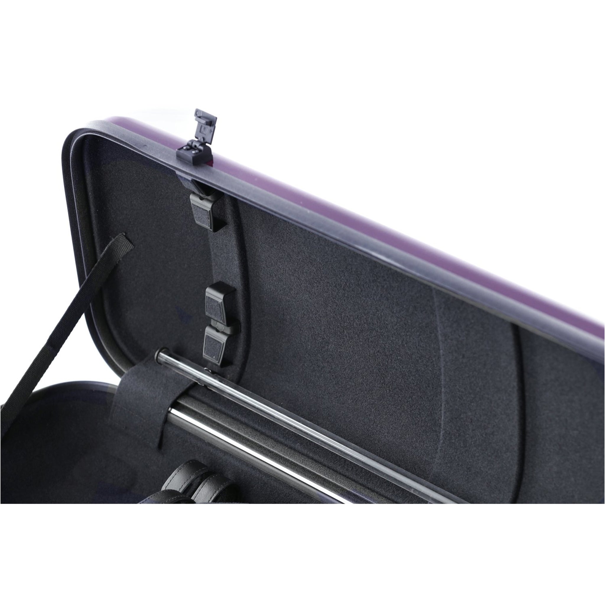 GEWA Violin Case, Air 2.1, Oblong, 4/4, Purple/Black, High Gloss w/Subway Handle