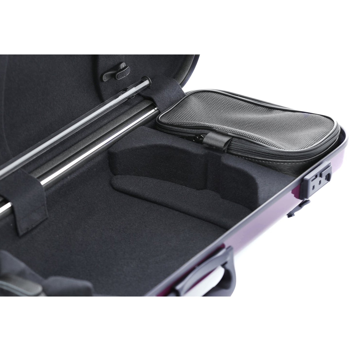 GEWA Violin Case, Air 2.1, Oblong, 4/4, Purple/Black, High Gloss w/Subway Handle