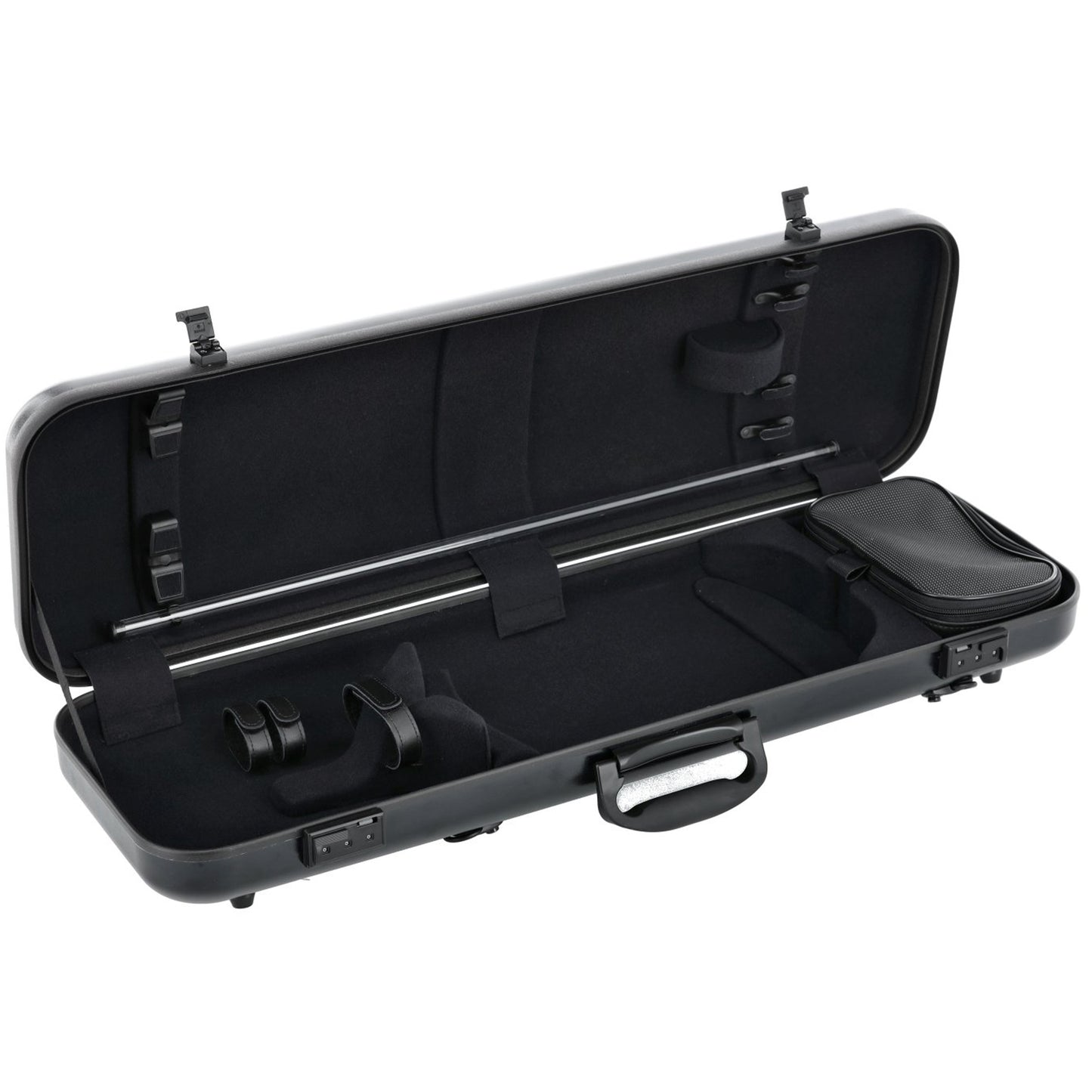 GEWA Violin Case, Air 2.1, Oblong, 4/4, Black/Black, Matte, w/Subway Handle
