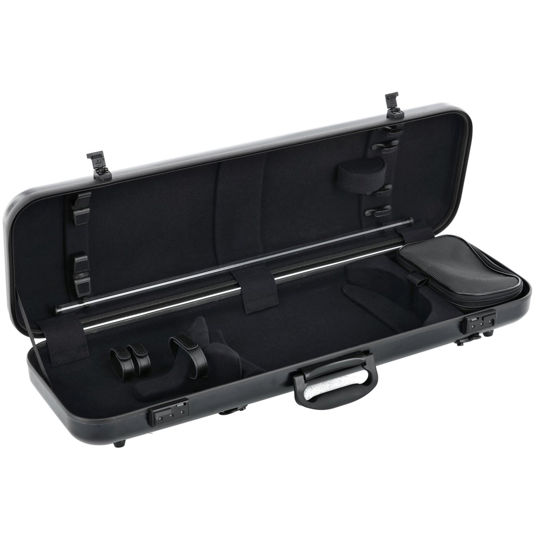 GEWA Violin Case, Air 2.1, Oblong, 4/4, Black/Black, Matte, w/Subway Handle