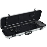 GEWA Violin Case, Air 2.1, Oblong, 4/4, Metallic Silver/Black, High Gloss