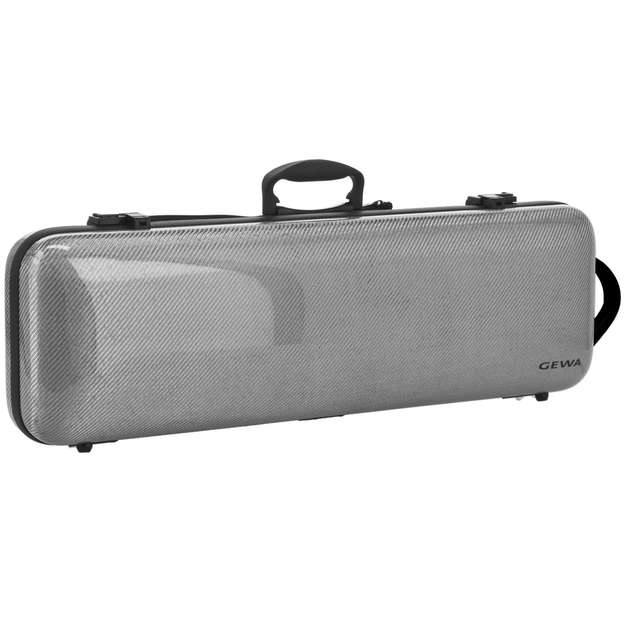 GEWA Violin Case, Idea 2.0, Oblong, 4/4, Carbon Titanium/Black w/Subway Handle