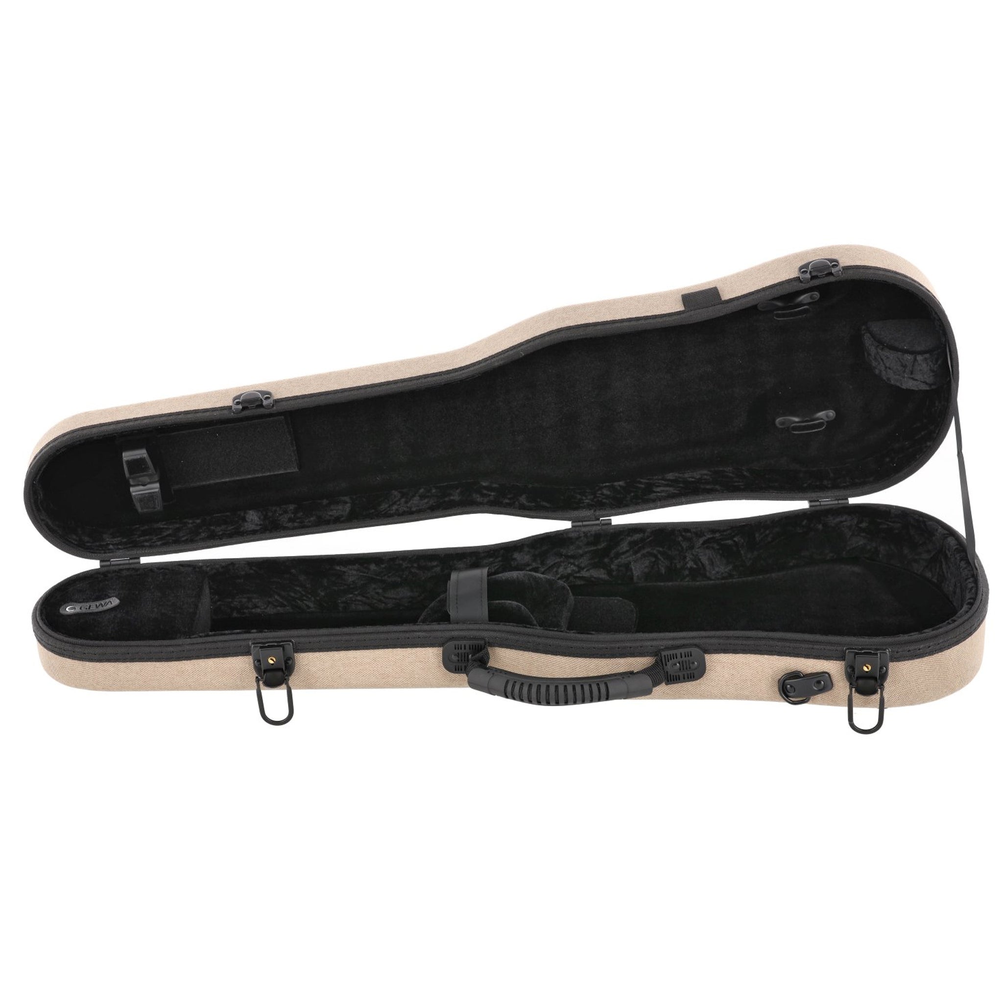 GEWA Violin Case, Bio-A, Shaped, 1/2 to 4/4, Beige