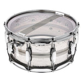 Ludwig LA405K Acrophonic 6.5X14 Hammered Patina Shell, Imperial Lugs Snare Drum
