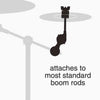 Gibraltar SC-DCT-BT Gearless Cymbal Tilter Unit with Boom Rod Grip