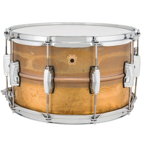 Ludwig LB484R Supraphonic 8x14 Raw Brass Shell, Imperial Lugs Snare Drum
