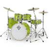 Dixon Spark 5pc Drum Set Key Lime Sparkle Complete Outfit
