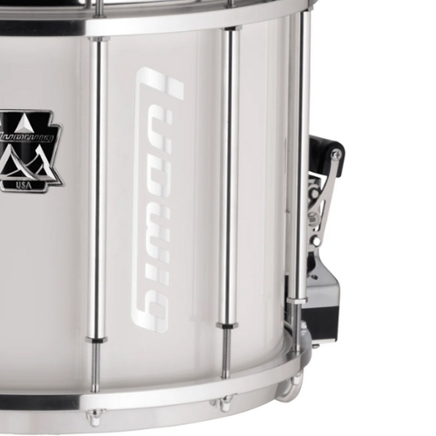 Ludwig LUMS14PW Ultimate Marching 12x14 Snare Drum White Cortex