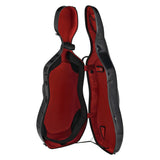 GEWA Cello Case, Air 3.9, 4/4, Black/Burgundy