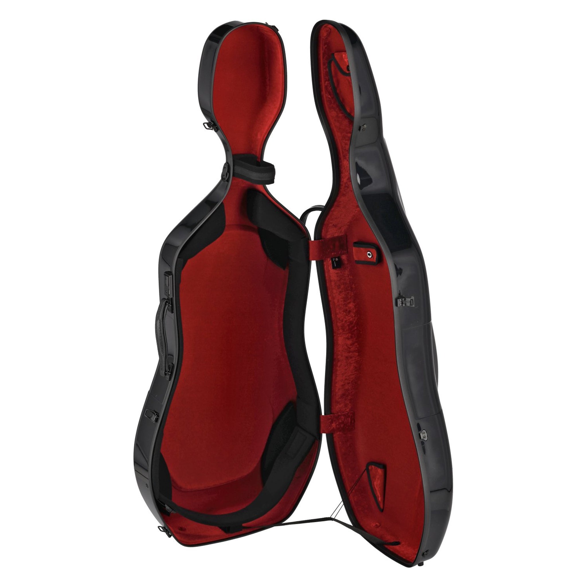 GEWA Cello Case, Air 3.9, 4/4, Black/Burgundy