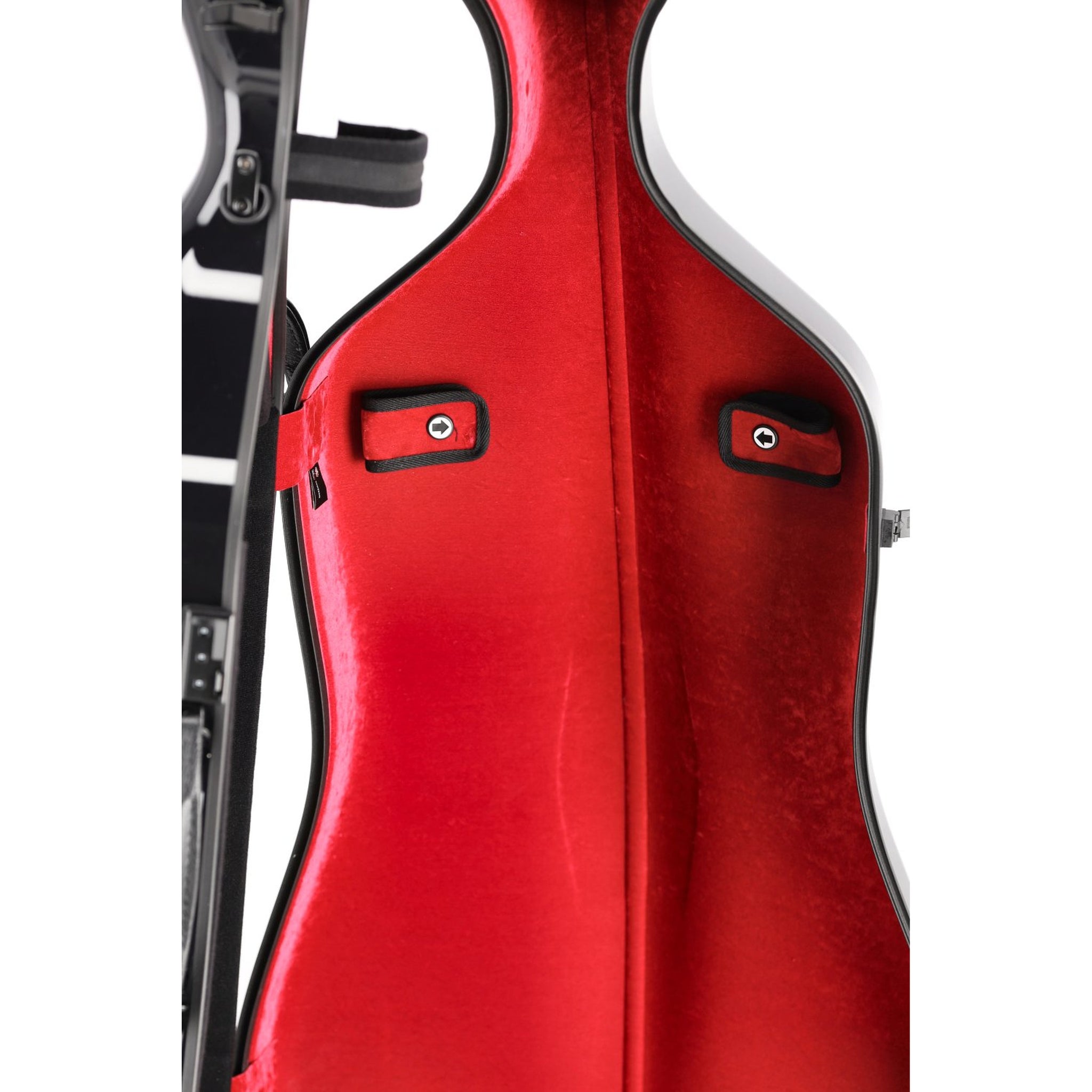 GEWA Cello Case, Air 3.9, 4/4, Black/Burgundy