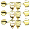 Ovation Gold Guitar Tuning Machines Set, Large Pegs, 3+3, 6 Strings