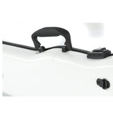 GEWA Violin Case, Air 1.7, Shaped, 4/4, White/Black, High Gloss, w/Subway Handle