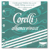 Savarez Corelli Alliance Vivace, Violin G String, (Synthetic/Silver), 4/4, Light