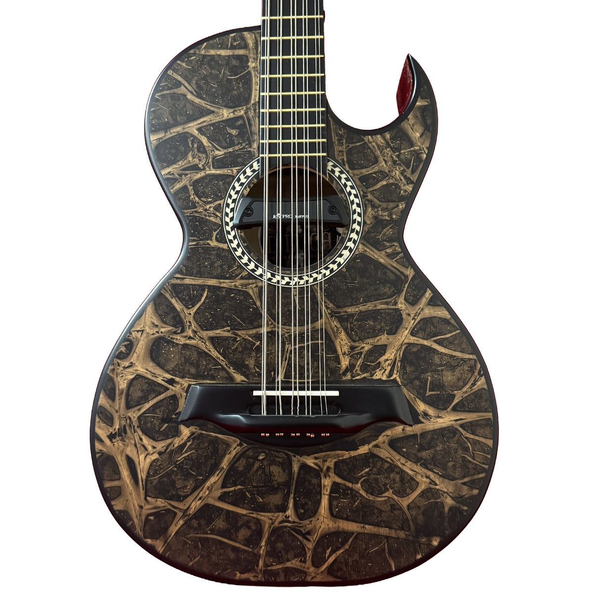D'Luca Artisan Acoustic Electric Bajo Quinto, Bronze