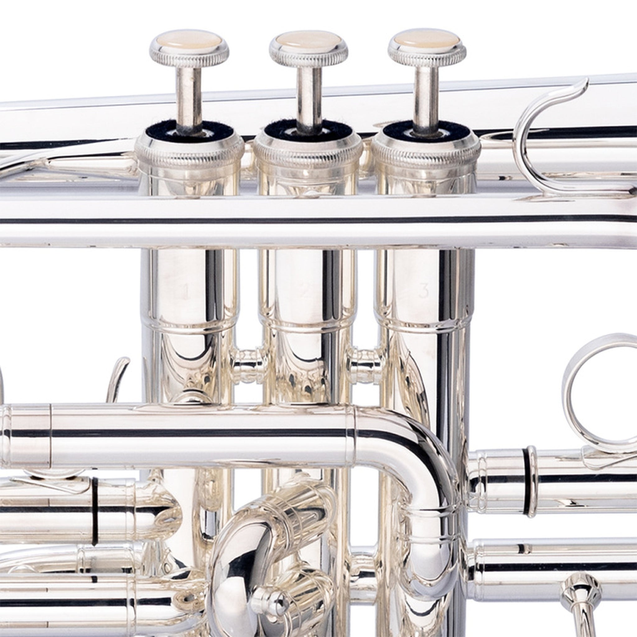 Stagg Levante Bb Cornet, Monel, Silver Plated
