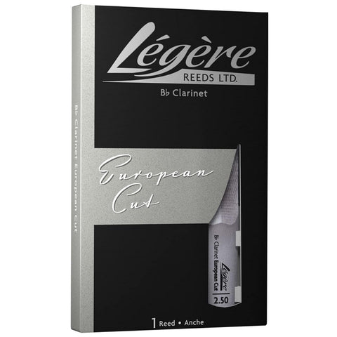 Legere Bb Clarinet European Cut Reed Strength 2.5