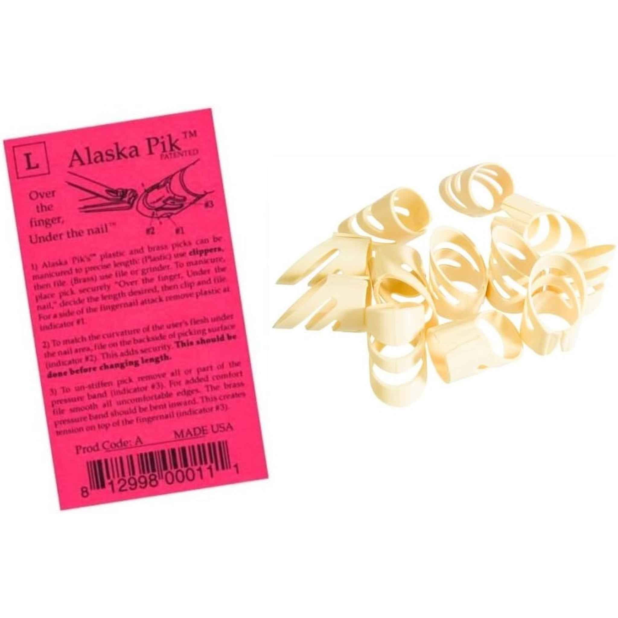 Alaska Pik Guitar Picks Medium 12-piece Refill