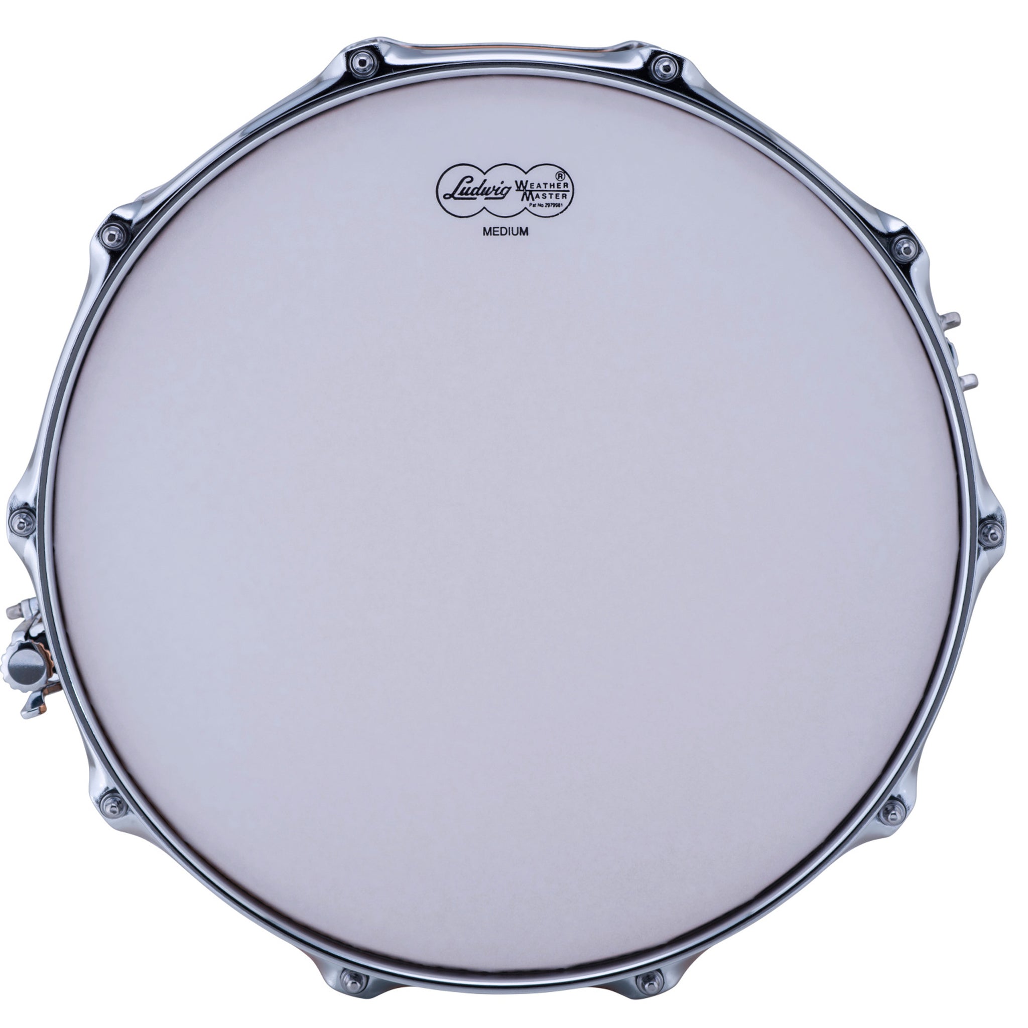 Ludwig LC662T Copper Phonic 6.5x14 Smooth Polished Shell, Tube Lugs Snare Drum
